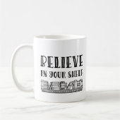 信じの棚 コーヒーマグカップ (左)