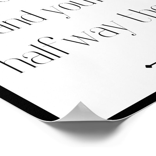 信じはあなたは途中 ポスター (角)