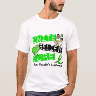 信じます治療に非Hodgkin'sリンパ腫を結合して下さい Tシャツ