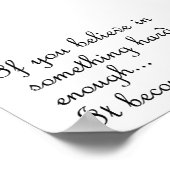 信じもし君は何かポスターだ ポスター (角)