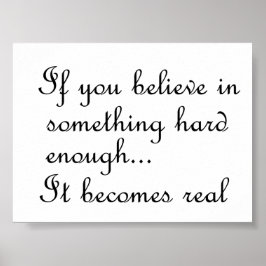 信じもし君は何かポスターだ ポスター