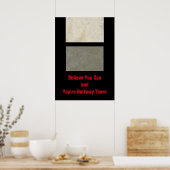 信じやる気を起こさせるあなたはの半分 ポスター (キッチン)