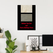 信じやる気を起こさせるあなたはの半分 ポスター (ホームオフィス)