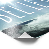 信じやる気を起こさせることわざ フォトプリント            (角)