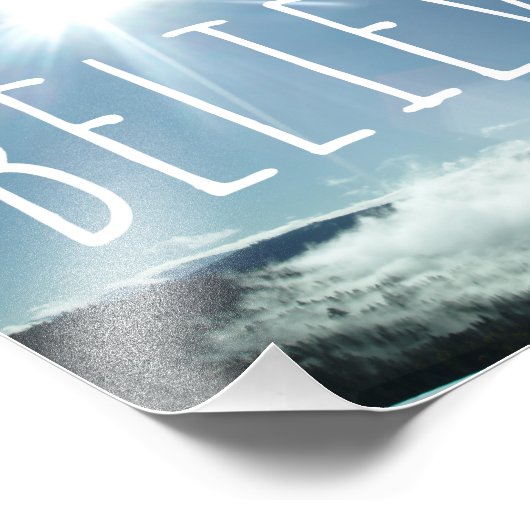 信じやる気を起こさせることわざ フォトプリント            (角)