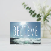 信じやる気を起こさせることわざ ポストカード (スタンド正面)