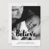 信じよう 心に響く家族の写真 シーズンカード (正面)