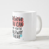 信じよ、あなたはの半分だ ジャンボコーヒーマグカップ (正面右)