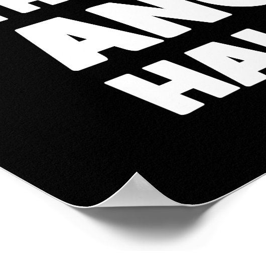 信じよ – 成功おもしろいやる気を起こさせる ポスター (角)