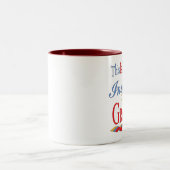 信じられないいおばあさん ツートーンマグカップ (中央)