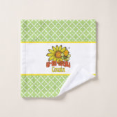 信じられないいとこのヒマワリとミツバチ バスタオルセット (ウォッシュタオル)