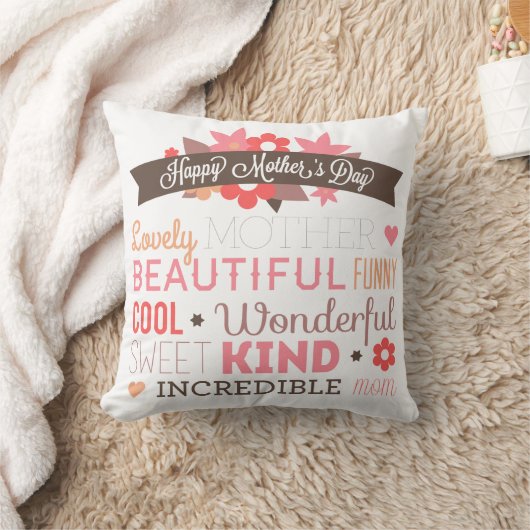 信じられないお母さん幸せな母の日 | クッション (ブランケット)