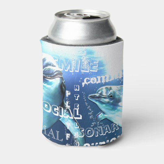 信じられないほどのイルカタイポグラフィ 缶クーラー (缶裏面)