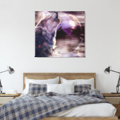 信じられないほどのウルフソングウォールキャンバスアート キャンバスプリント (インサイチュ (寝室))