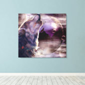 信じられないほどのウルフソングウォールキャンバスアート キャンバスプリント (インサイチュ (ウッドフロア))