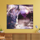 信じられないほどのウルフソングウォールキャンバスアート キャンバスプリント (インサイチュ (リビング))