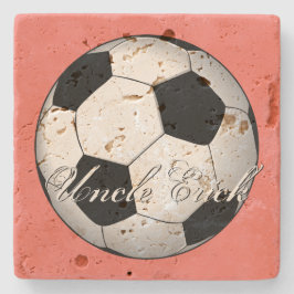 信じられないほどのサッカースポーツ予算モノグラム ストーンコースター