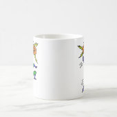 信じられないほどのテニュアマンスーパーヒーローアニメ漫画おもしろい コーヒーマグカップ (中央)