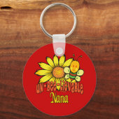 信じられないほどのナナサンフラワー キーホルダー (正面)