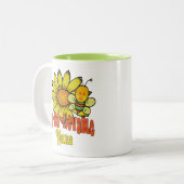 信じられないほどのナナサンフラワー ツートーンマグカップ (正面左)