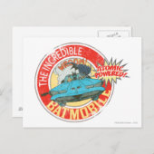 信じられないほどのバットモービルアイコン ポストカード (正面/裏面)