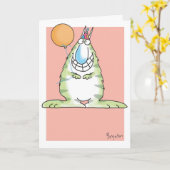 信じられないほどのフェート誕生日 カード (黄色い花)