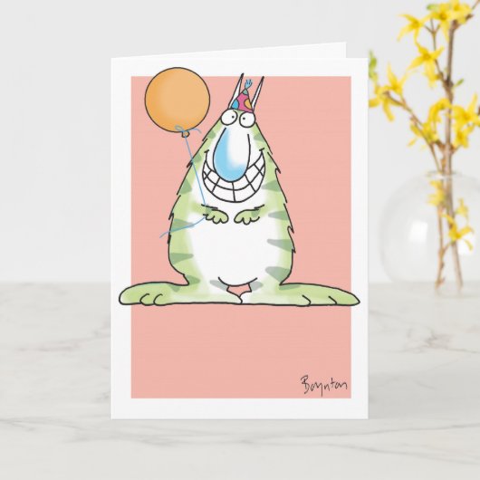 信じられないほどのフェート誕生日 カード (黄色い花)