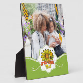 信じられないほどのミミひまわり フォトプラーク (側面)