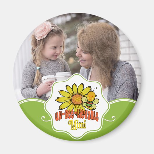 信じられないほどのミミひまわり マグネット (正面)