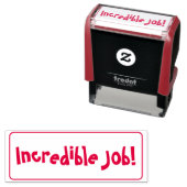 「信じられないほどの仕事!」 フィードバックのスタンプ セルフインキングスタンプ (インサイチュ)