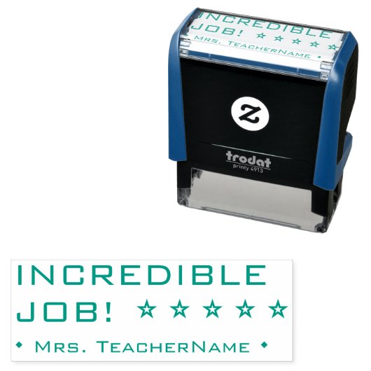 「信じられないほどの仕事！」 割り当てグレーディングラバースタンプ セルフインキングスタンプ (インサイチュ)