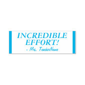 "信じられないほどの努力!" +チューター名ラバースタンプ セルフインキングスタンプ (デザイン)