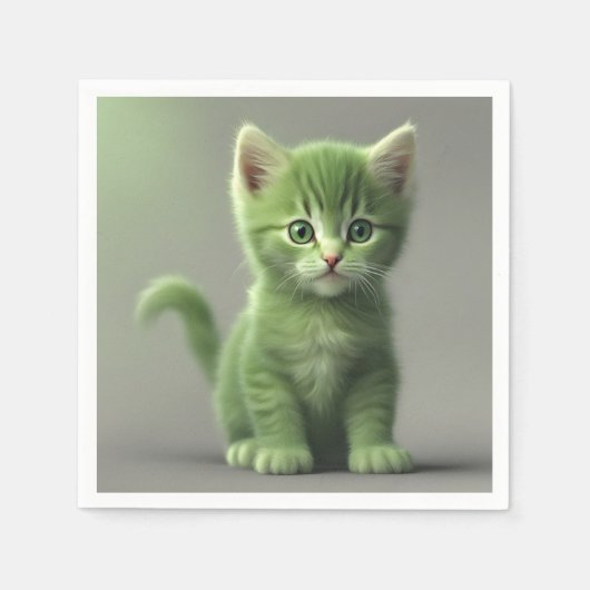 信じられないほどの子猫 スタンダードカクテルナプキン (正面)