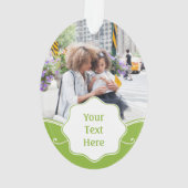 信じられないほどの孫ひまわりの花とミツバチ オーナメント (裏面)