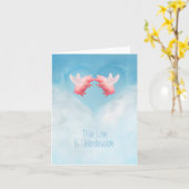 信じられないほどの愛 カード (黄色い花)