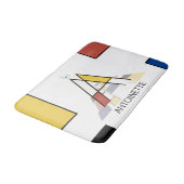 信じられないほどの新可塑性アートモノグラム。レターA バスマット (アングル)