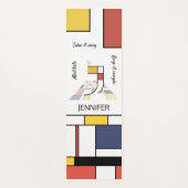 信じられないほどの新可塑性アートモノグラム。レターJ ヨガマット (正面)