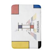 信じられないほどの新可塑性アートモノグラム。手紙I バスマット (正面縦)