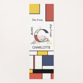 信じられないほどの新可塑性アートモノグラム。文字C ヨガマット (正面)