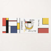 信じられないほどの新可塑性アートモノグラム。文字D ヨガマット (正面(横))