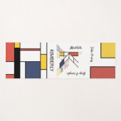 信じられないほどの新可塑性アートモノグラム。文字K ヨガマット (正面(横))