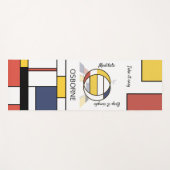 信じられないほどの新可塑性アートモノグラム。文字O ヨガマット (正面(横))