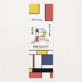 信じられないほどの新可塑性アートモノグラム。文字P ヨガマット (正面)