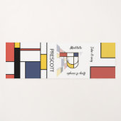 信じられないほどの新可塑性アートモノグラム。文字P ヨガマット (正面(横))