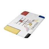 信じられないほどの新可塑性アートモノグラム。文字T バスマット (アングル)