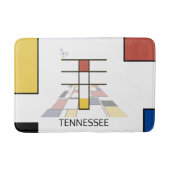 信じられないほどの新可塑性アートモノグラム。文字T バスマット (正面)