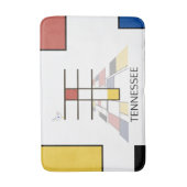 信じられないほどの新可塑性アートモノグラム。文字T バスマット (正面縦)