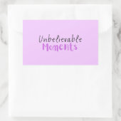 信じられないほどの瞬間ステッカー 長方形シール (バッグ)