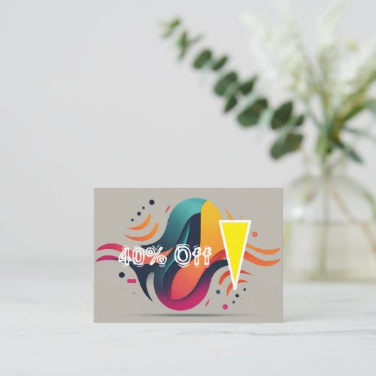 信じられないほどの節約！ 割引カード (スタンド正面)