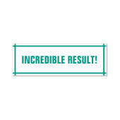「信じられないほどの結果!」 マーキングゴム印 セルフインキングスタンプ (デザイン)